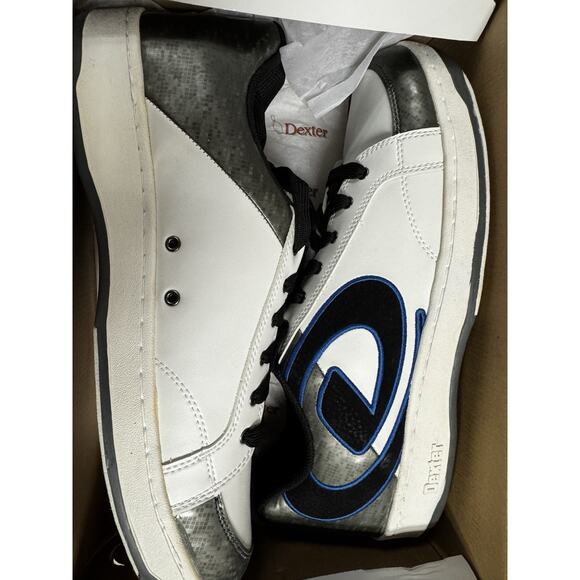 Men’s Size 14 Bowling Shoe NIB Dexter Daxx II White/Grey/Black - Picture 2 of 6